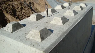 Betonblockstein Rasterstein