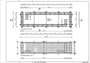 Schutzraum: Schnitt B-B